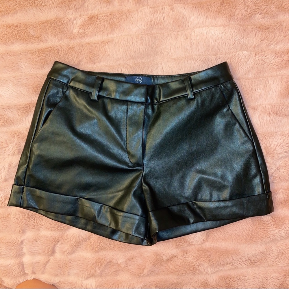Dolls Kill Faux Leather Shorts